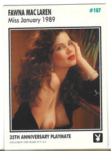 Load image into Gallery viewer, Playboy January Edition Fawna MacLaren Card #107
