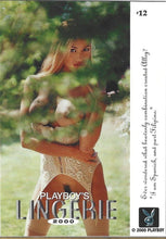 Load image into Gallery viewer, Playboy Lingerie 2000 Alley Baggett Card #12
