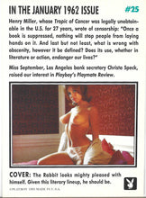 Load image into Gallery viewer, Playboy January Edition Cover Christa Speck Card #25
