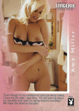 Load image into Gallery viewer, Playboy&#39;s Special Editions Lingerie 100th Issue #32 Amy Miller
