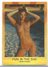 Load image into Gallery viewer, Playboy&#39;s Girls of Summer Fun in the Sun Tanya Almaas Gold Inset Card #FS8/10
