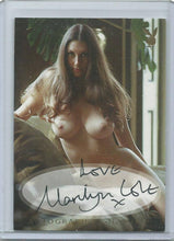 Load image into Gallery viewer, Playboy Too Hot To Handle Marilyn Cole Auto Card MC2

