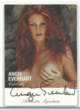 Load image into Gallery viewer, Playboy Centerfold Update 94-96 Angie Everhart Gold Foil Autograph Card
