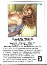 Load image into Gallery viewer, Playboy Centerfold Update 3 (2000 - 2002) Shallan Meiers Card #66
