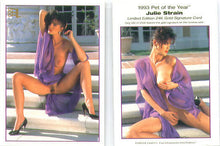 Load image into Gallery viewer, Hot Shots - Penthouse Returns Series 2 - Julie Strain 1993 Pet Of The Year cards [3 cards]
