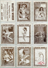 Load image into Gallery viewer, Wanted Women set - Signed by Rusty [18 cards] [Hero For Hire 1995]
