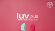 Load and play video in Gallery viewer, VeDO LUV PLUS Rechargeable Vibe - Foxy Pink
