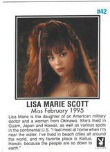 Load image into Gallery viewer, Playboy Centerfold Update 1 (1994 - 1996) Lisa Marie Scott Card #42
