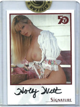 Load image into Gallery viewer, Playboy 50th Anniversary Holly Witt Red Foil Autograph Card

