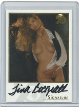 Load image into Gallery viewer, Playboy 50th Anniversary Tina Bockrath Gold Foil Autograph Card
