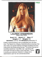 Load image into Gallery viewer, Playboy Centerfold Update 3 (2000 - 2002) Michele Rogers Card #62
