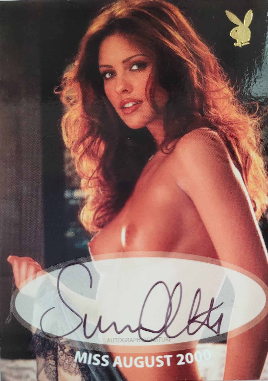 PLAYBOY'S UPDATE 2000-2002 GOLD AUTOGRAPH SIGNATURE MISS AUGUST 2000 SUMMMER ALTICE