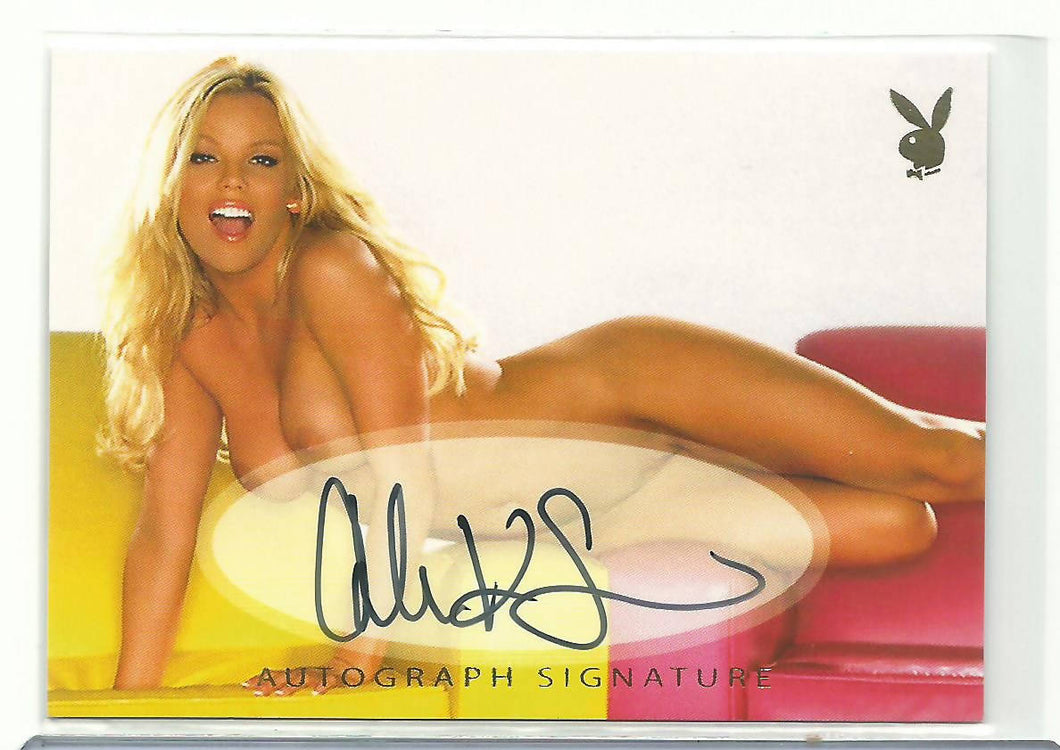 Playboy Lingerie Hot Lace Colleen Shannon Gold Foil Autograph Card CS2
