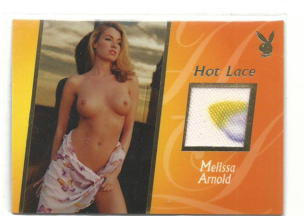 Playboy Lingerie 100th Melissa Arnold Hot Lace Memorabilia Card (Print)