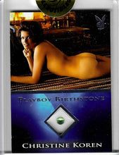 Load image into Gallery viewer, Playboy Daydreams Birthstone Card Case Topper Christine Koren Platinum Foil
