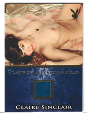 Load image into Gallery viewer, Playboy&#39;s Bare Assets Claire Sinclair Gold Foil Memorabilia Card
