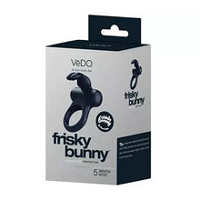 Load image into Gallery viewer, VeDO FRISKY BUNNY Vibrating Ring (Black Pearl)
