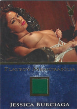 Load image into Gallery viewer, Playboy&#39;s Bare Assets Jessica Burciaga Gold Foil Memorabilia Card
