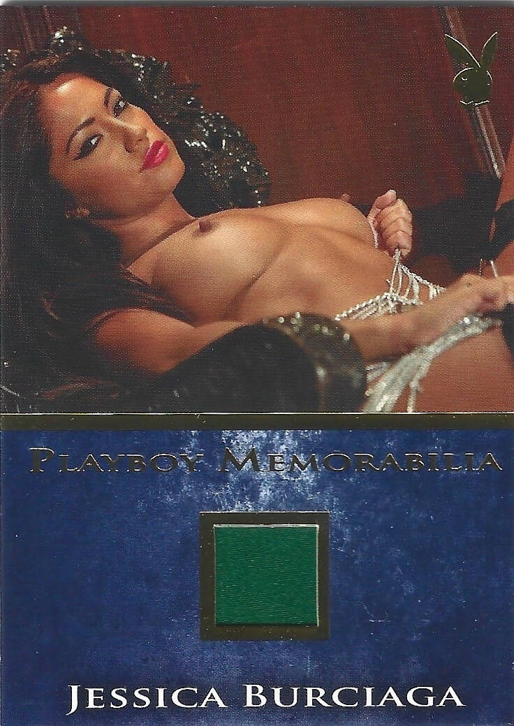 Playboy's Bare Assets Jessica Burciaga Gold Foil Memorabilia Card