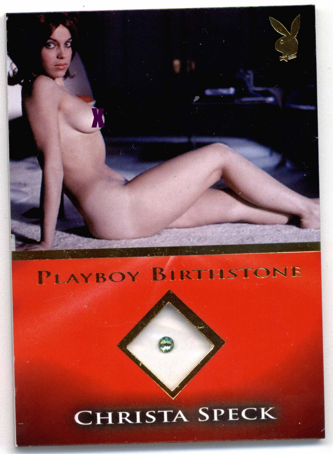 Playboy's Hard Bodies - Birthstone Card - Christa Speck