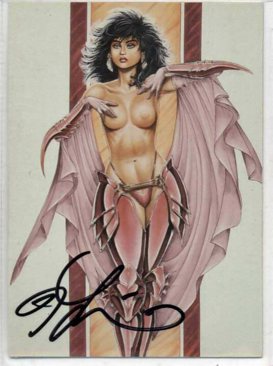 Dawn & Beyond - Card #32 Rajna - signed by Joseph Linsner