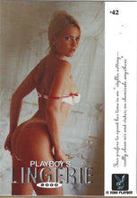 Load image into Gallery viewer, Playboy Lingerie 2000 Tess Eggen Card #42
