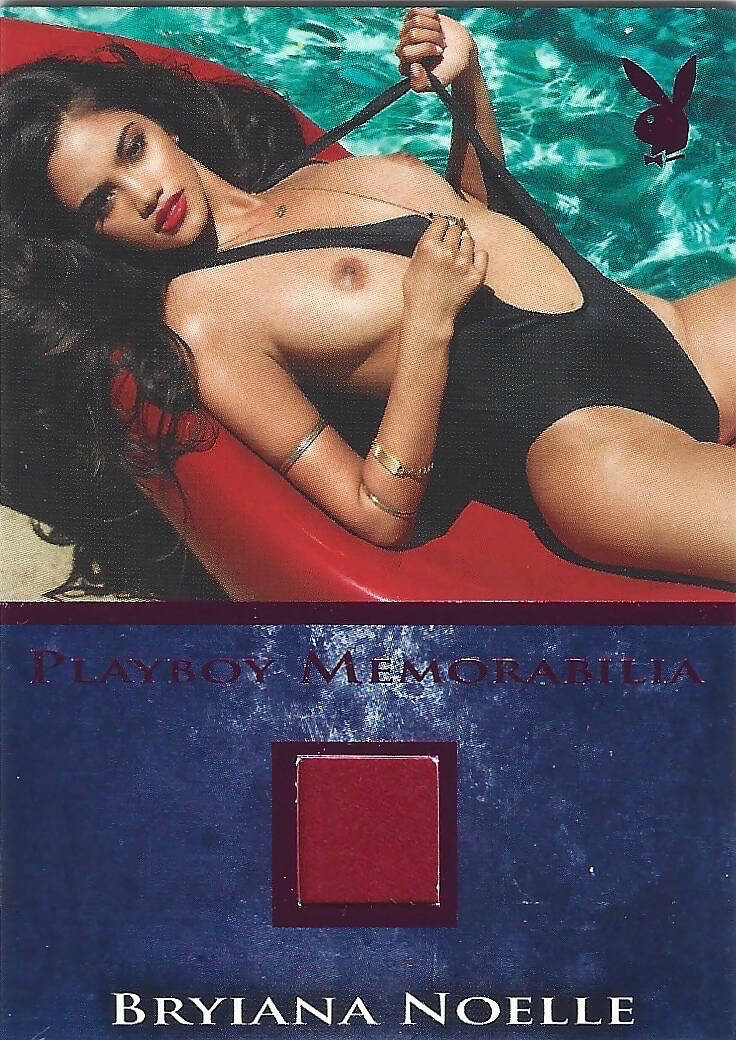 Playboy's Bare Assets Bryiana Noelle Pink Foil Memorabilla Card