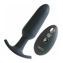 Load image into Gallery viewer, VeDO BUMP PLUS Rechargeable Anal Vibe with Remote Control - Just Black
