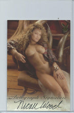 Load image into Gallery viewer, Playboy Lingerie Club Nicole Wood Jumbo Autograph Card
