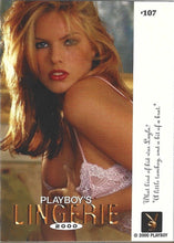 Load image into Gallery viewer, Playboy Lingerie 2000 Layla Roberts Editors Choice Card #107
