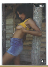 Load image into Gallery viewer, Playboy&#39;s Spotlight Hot Denim Angel Constance Gold Foil Card #HD2
