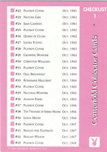 Load image into Gallery viewer, Playboy October Edition Checklist 1 Card #1CK
