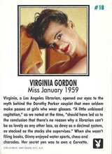 Load image into Gallery viewer, Playboy January Edition Virginia Gordon Card #18
