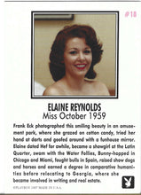 Load image into Gallery viewer, Playboy October Edition Elaine Reynolds Card #18
