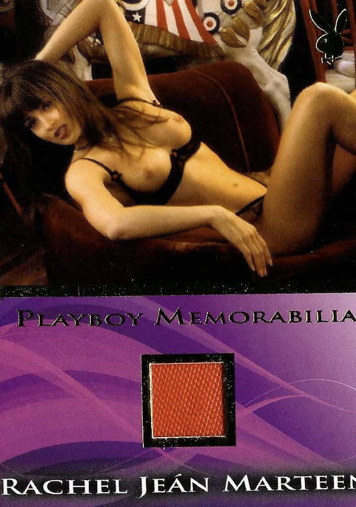 Playboy Sexy and Sassy Memorabilia Card Rachel Jean Marteen