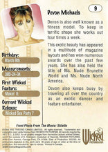 Load image into Gallery viewer, 2004 Wicked Trading Cards Up Close &amp; Personal #9 Devon Michaels
