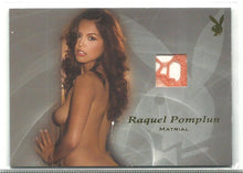 Load image into Gallery viewer, Playboy Sexy Lingerie Raquel Pomplun Spotlight Memorabilia Card
