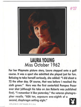 Load image into Gallery viewer, Playboy October Edition Laura Young Card #27
