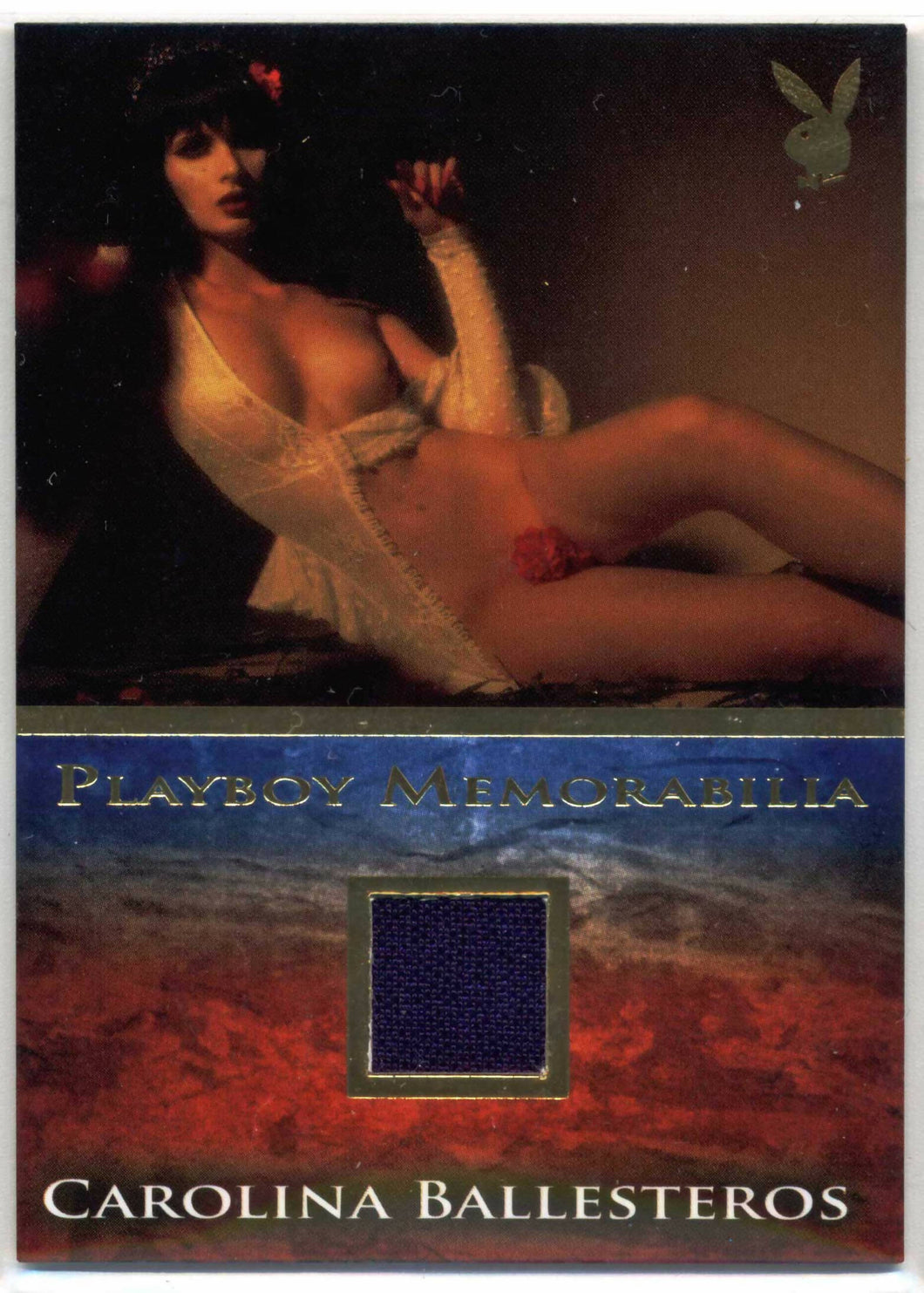 Playboy's Playmates In Paradise - Memorabilia Card - Carolina Ballesteros