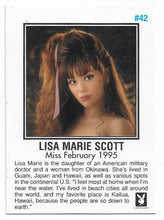 Load image into Gallery viewer, 2002 PLAYBOY UPDATE 1994-1996 LISA MARIE SCOTT BASE CARD # 42
