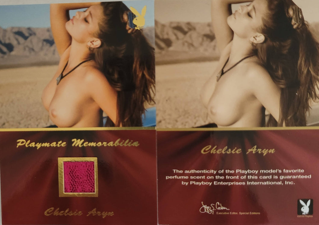 PLAYBOY'S UPDATE 2012-2016 GOLD MEMORABILIA CHELSIE ARYN