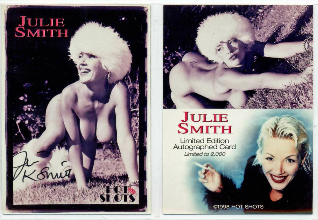 Hot Shots - series '98 Trilogy Part 2 - Julie Smith auto card
