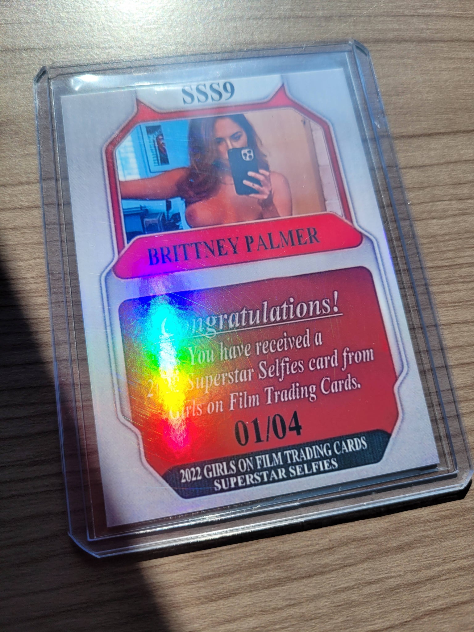 2022 GOF Superstar Selfies Brittney Palmer Nude Refractor Card 1of4 –  Xandebay