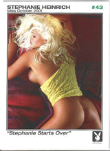 Load image into Gallery viewer, Playboy Centerfold Update 3 (2000 - 2002) Stephanie Heinrich Card #43
