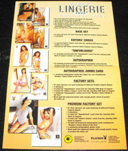 Load image into Gallery viewer, Playboy - Lingerie 2000 sell sheet
