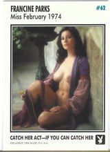 Load image into Gallery viewer, Playboy February Edition Francine Parks Card #62
