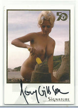 Load image into Gallery viewer, Playboy 50th Anniversary Joey Gibson Gold Foil Autograph Card
