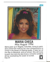 Load image into Gallery viewer, Playboy Centerfold Update 1 (1994 - 1996) Maria Checa Card #24
