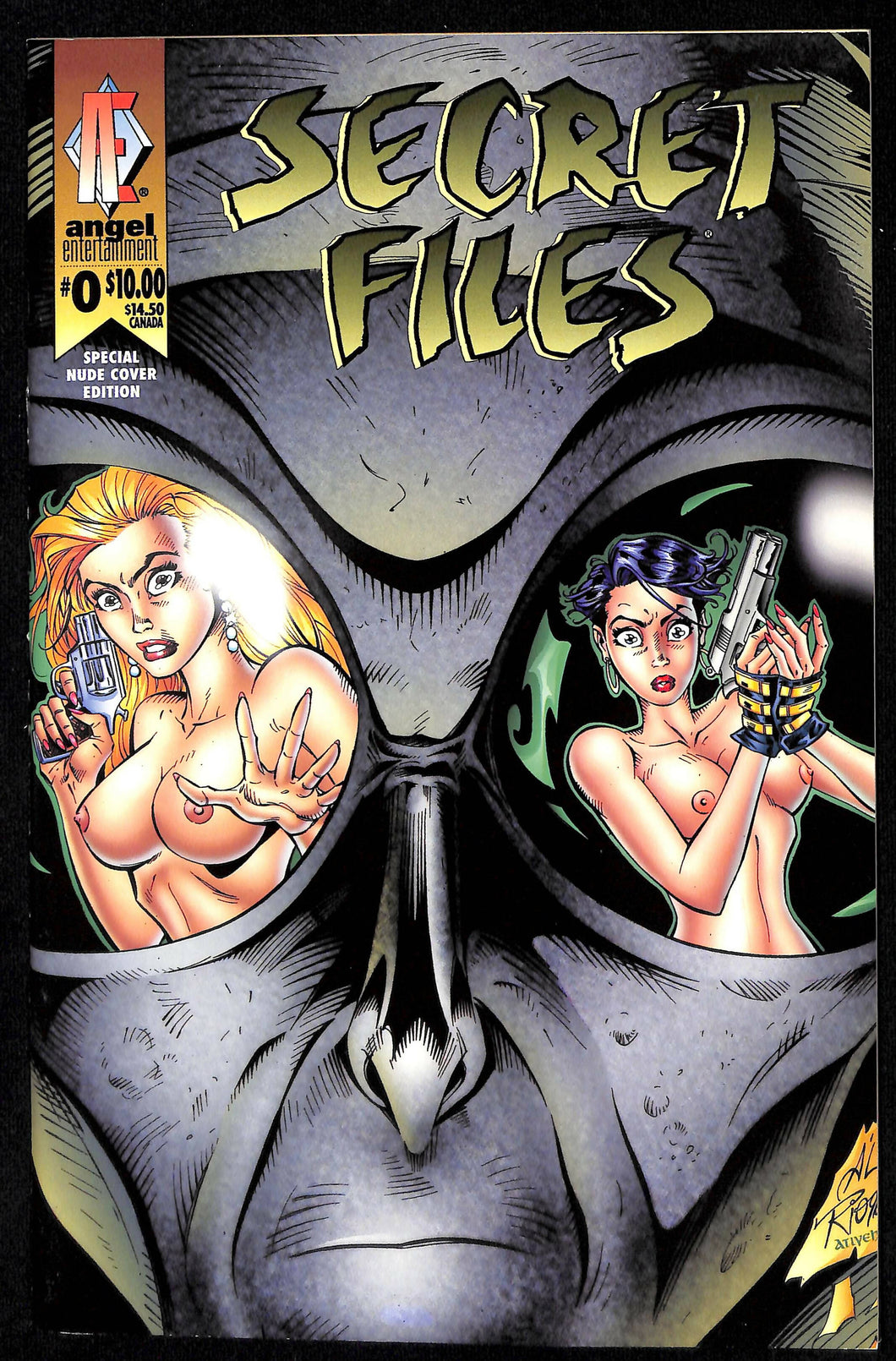 Secret Files #0 - Special nude cover ed - comic - [Angel Ent Inc 1996] excellent condition