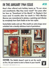 Load image into Gallery viewer, Playboy January Edition Cover Card #31
